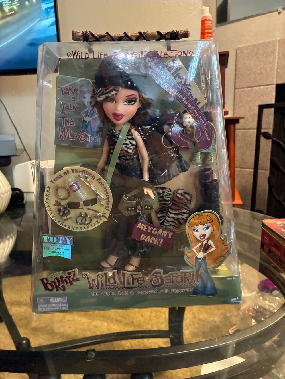Bratz Wild Life Safari Meygan Doll - Brown Animal Print